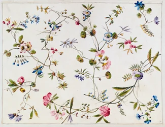 Design têxtil, c.1788-92